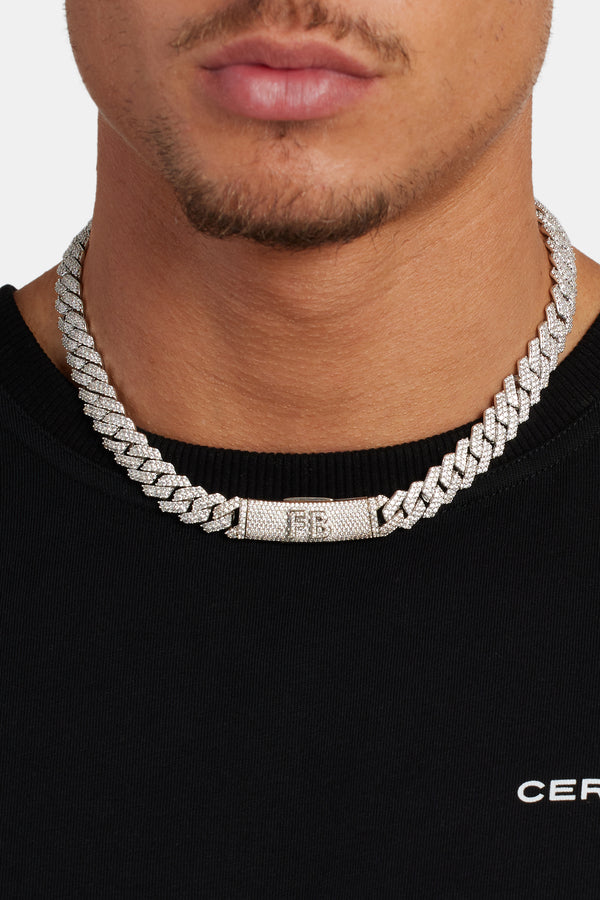 10mm Personalised Initials Prong Cuban Chain