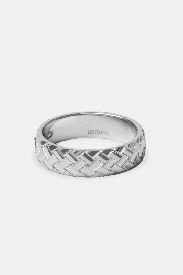 Polished Woven Ring - 6mm