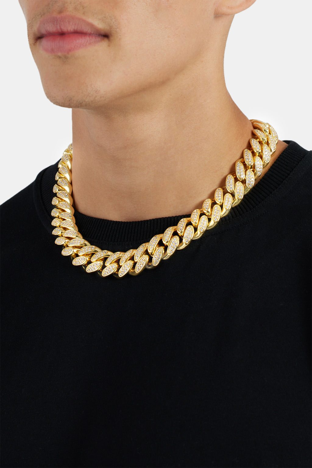 20mm Iced Cuban Chain - Gold – Cernucci