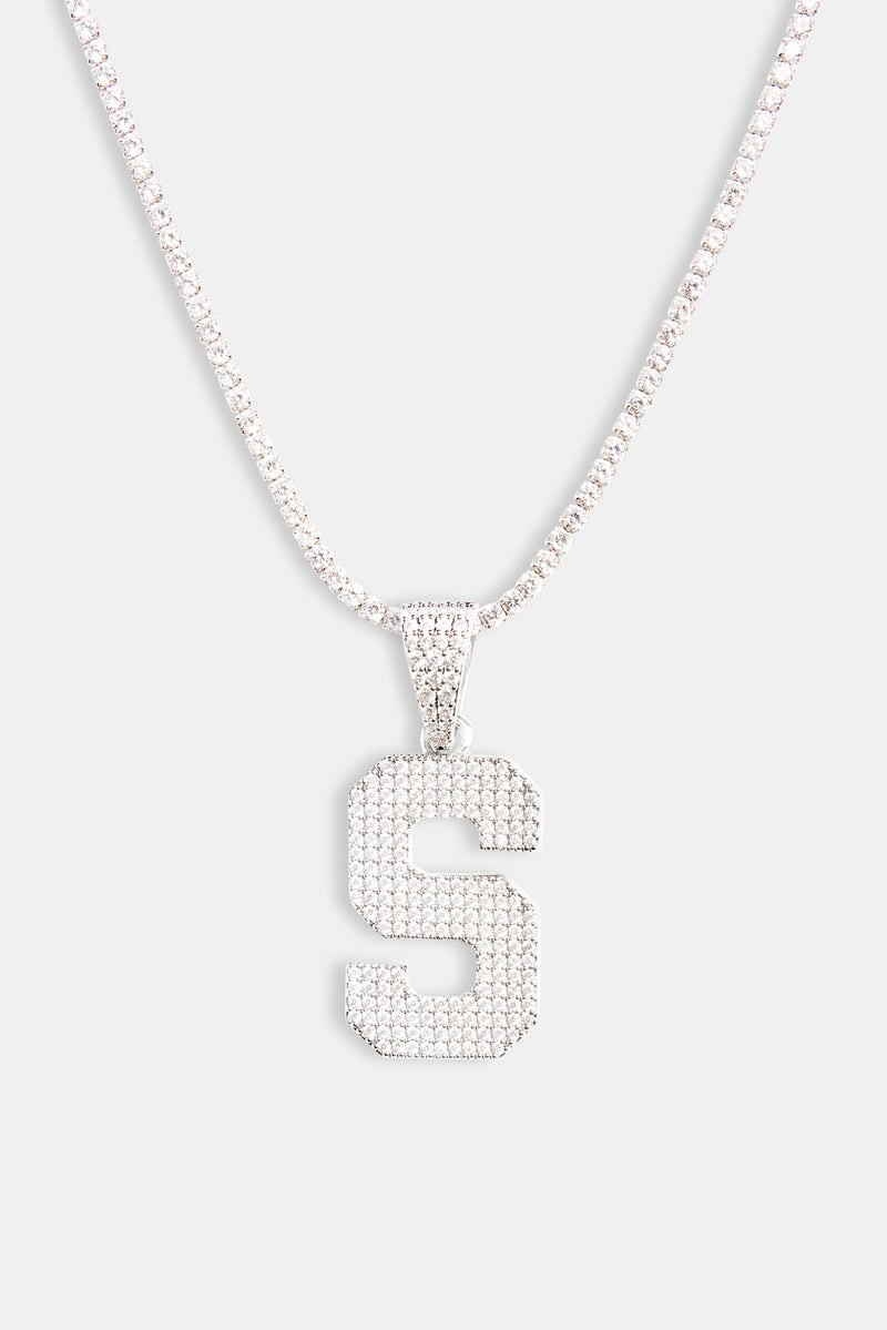 Iced S Pendant