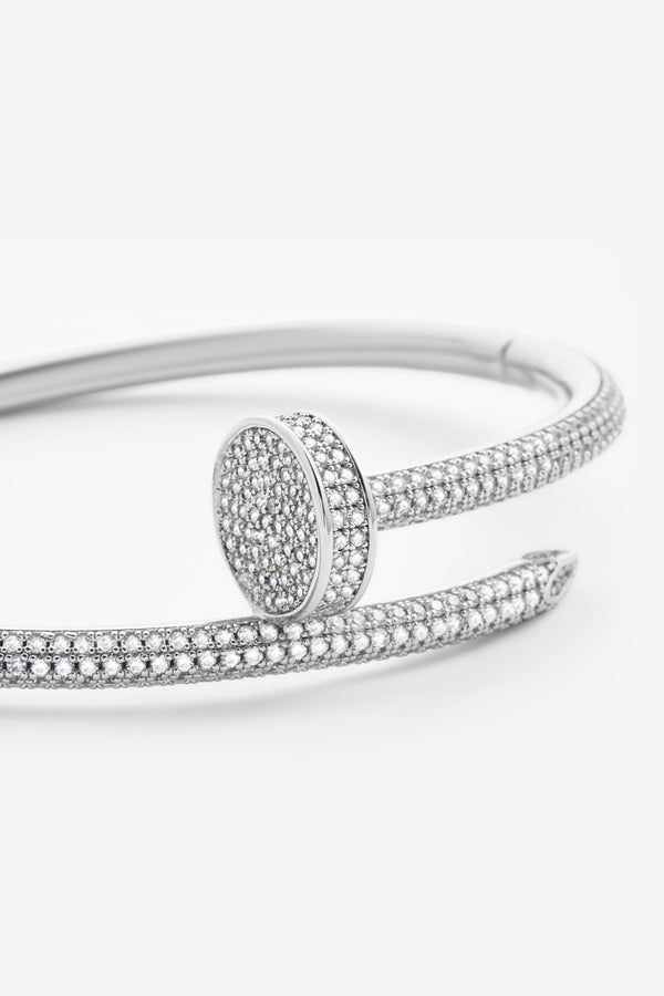 4mm Iced Pave Bangle