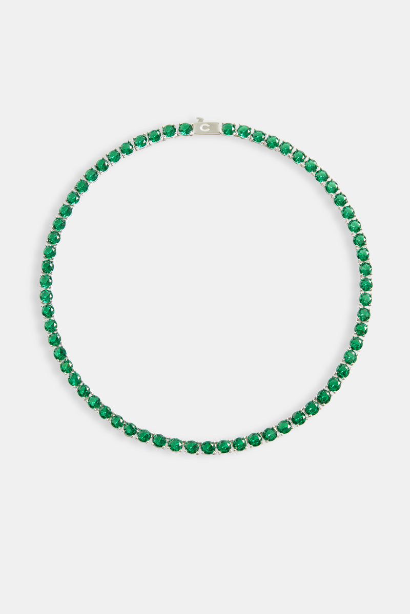 5mm Green Tennis Chain Choker