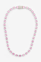 5mm Pink Baguette Tennis Chain