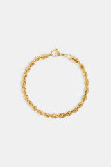 5mm Rope Bracelet - Gold