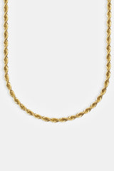 5mm Rope Chain - Gold