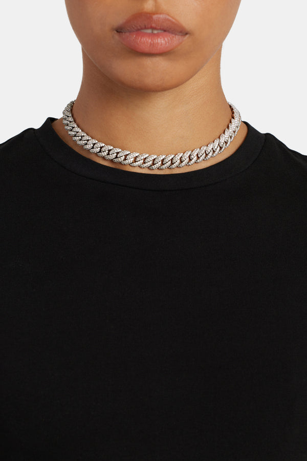 8mm Iced Out Cuban Choker