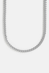 Womens 8mm miami cuban chain on white background