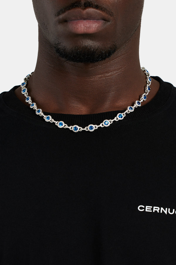 9mm Blue Centre Link Chain