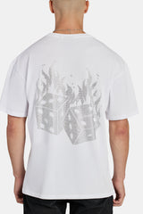 Rhinestone Dice T-Shirt - White