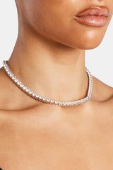 Womens Round Tennis Chain