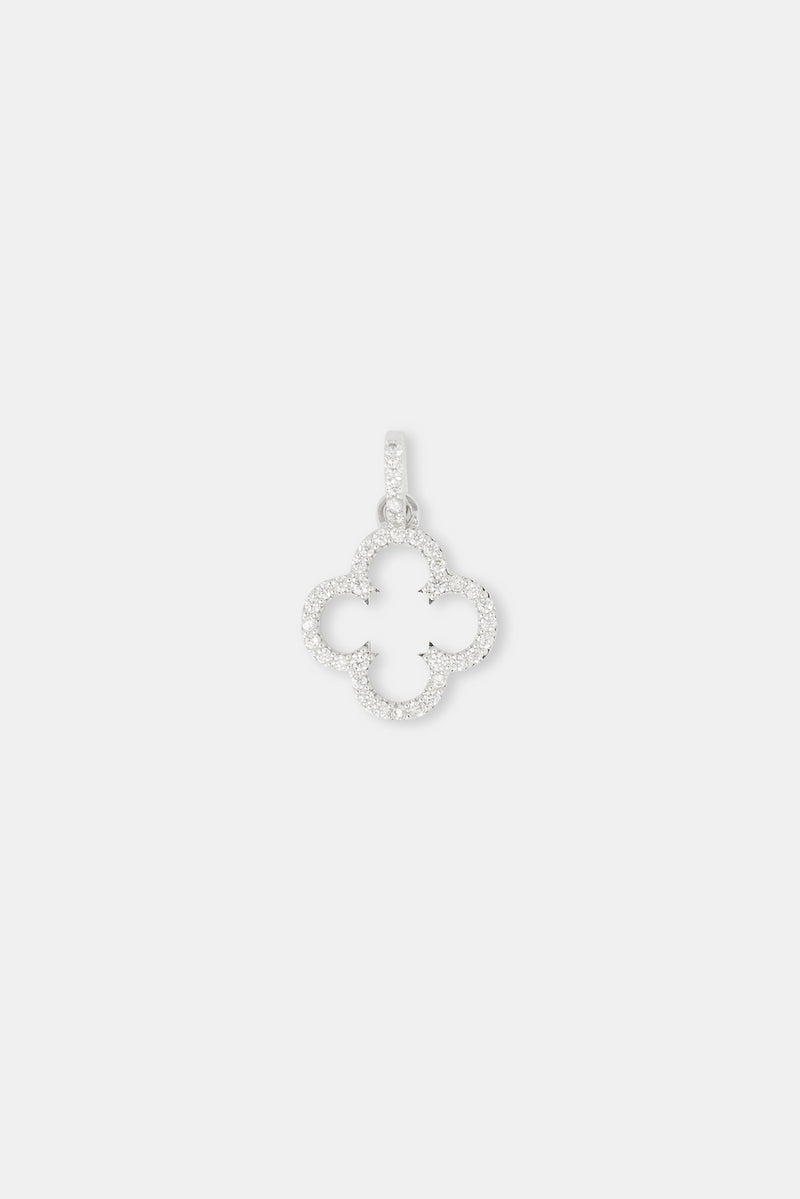 Iced Motif Outline Pendant