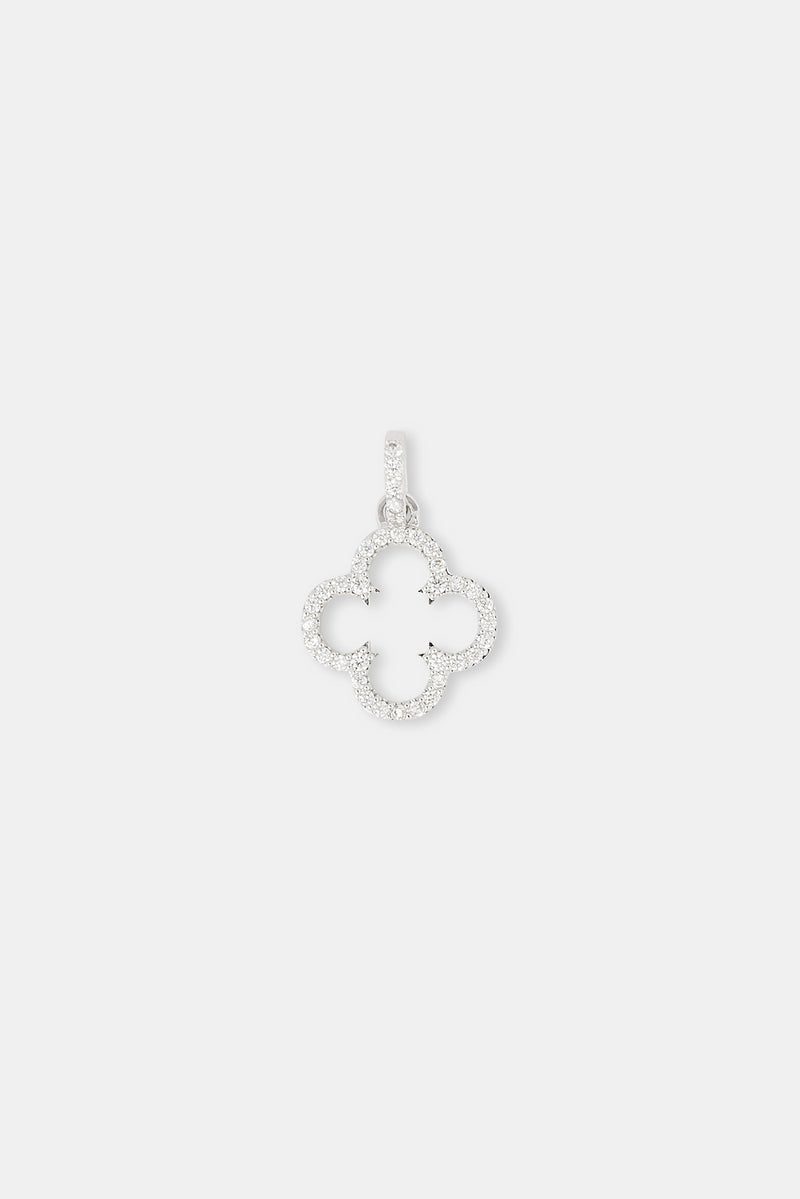 Iced Motif Outline Pendant