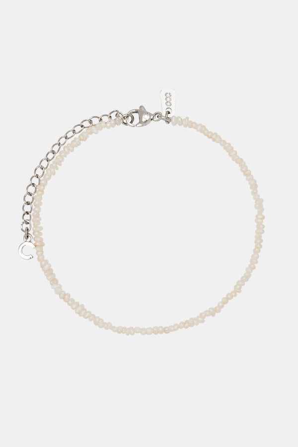 Micro Freshwater Pearl Anklet - 2.5mm