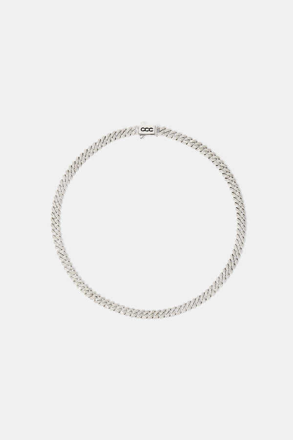 8mm Moissanite Cuban Chain