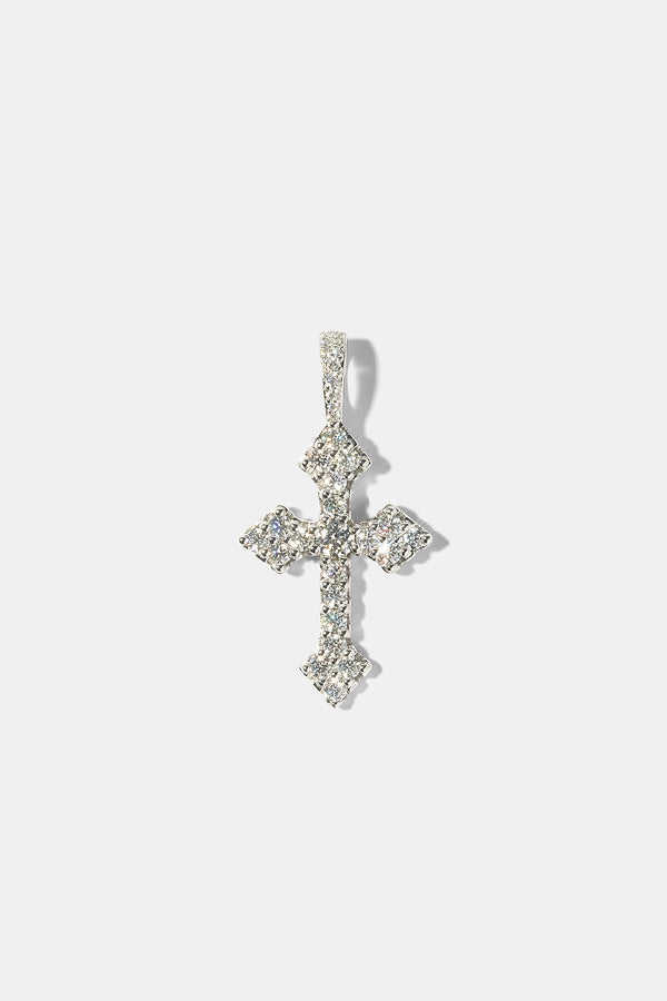 Moissanite Celtic Cross Pendant