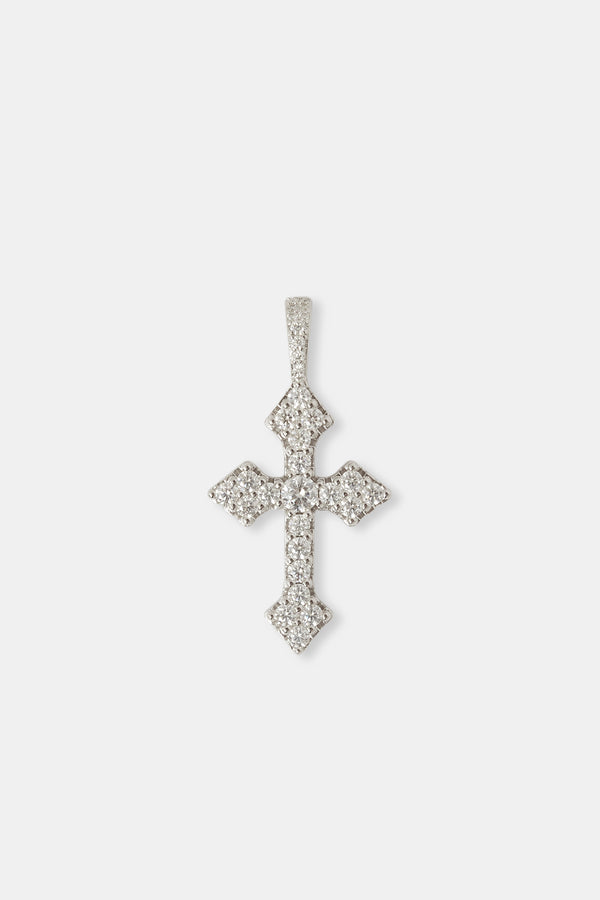 Moissanite Celtic Cross Pendant