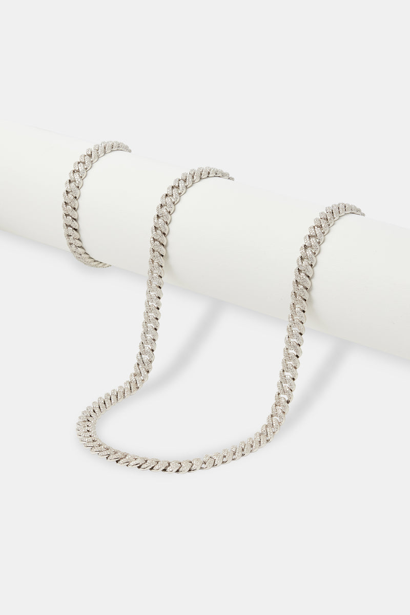 8mm Moissanite Cuban Chain & Bracelet