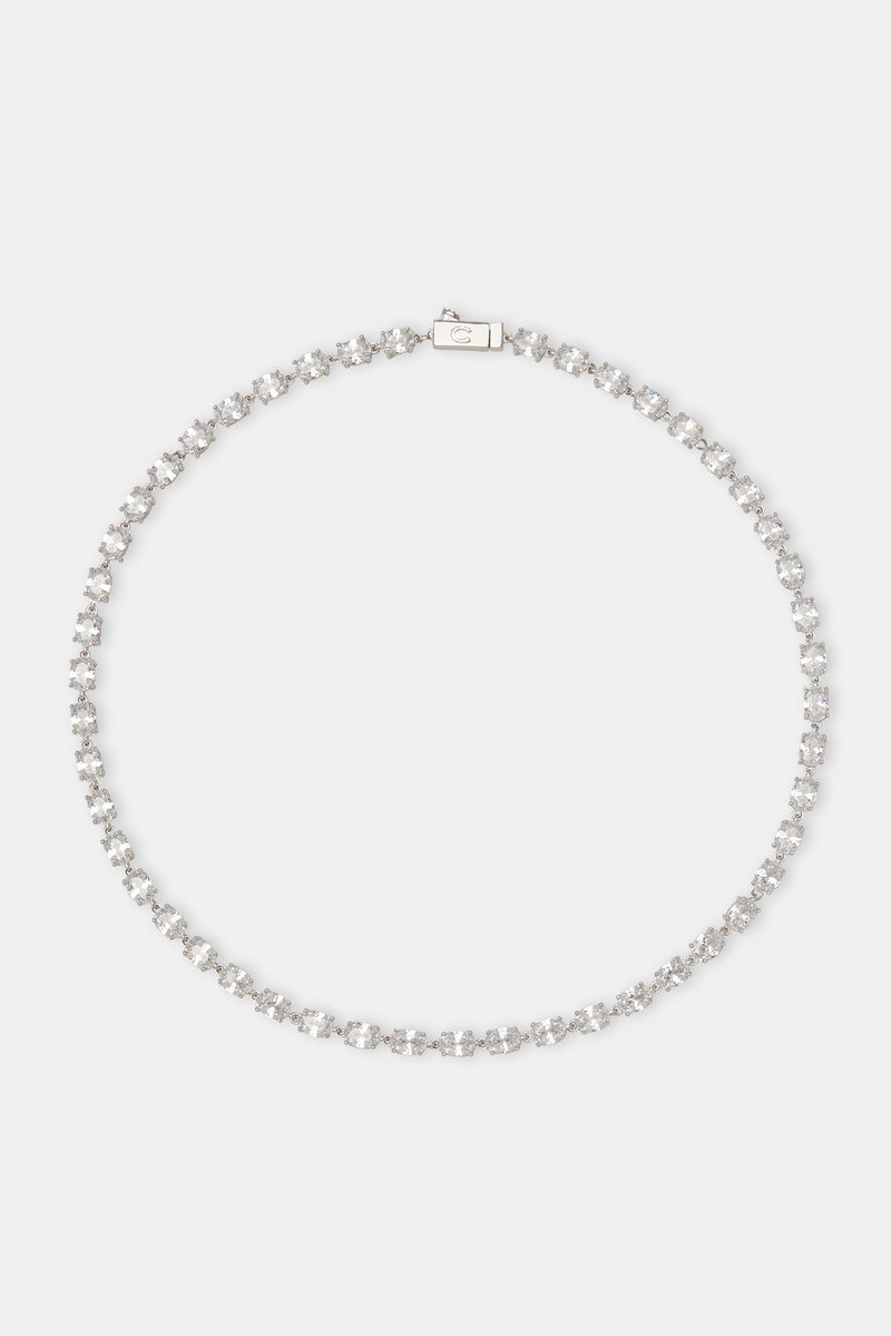 Oval CZ Tennis Chain - 6mm