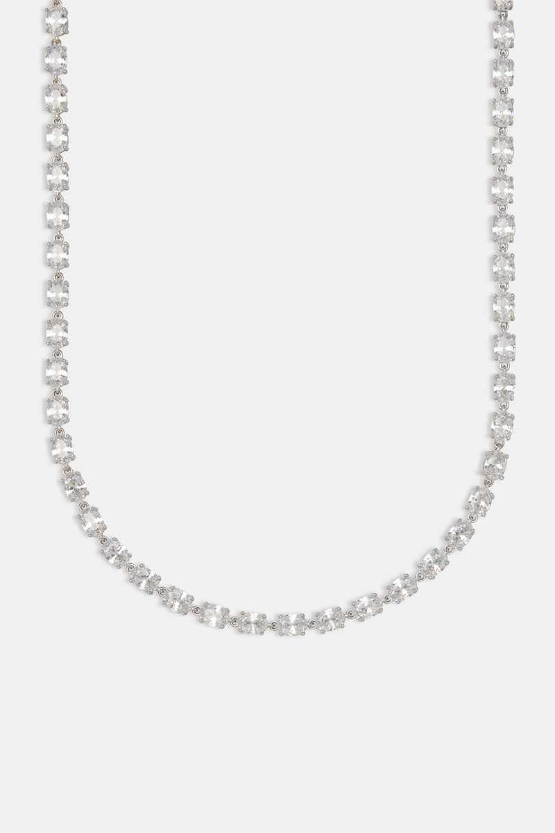 Oval CZ Tennis Chain - 6mm