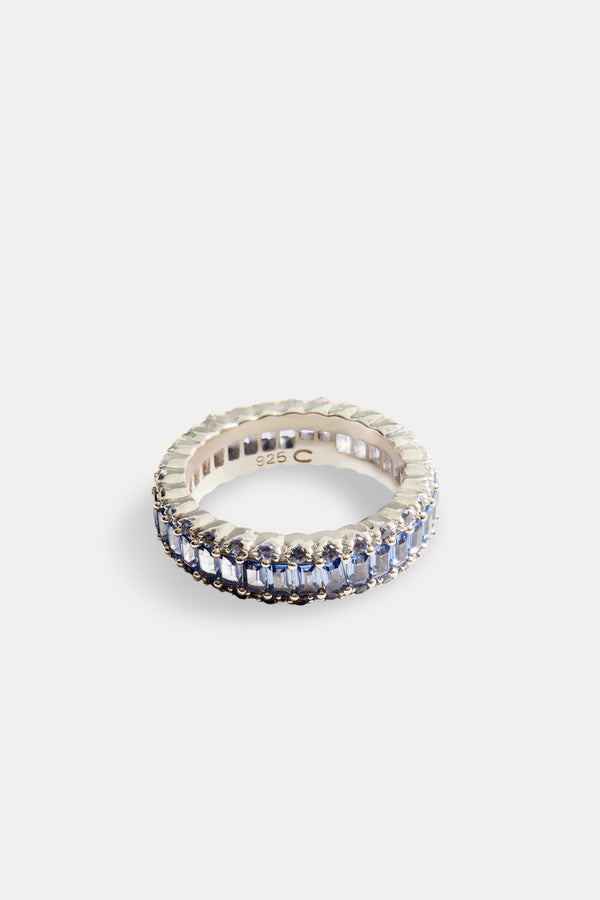 Baguette Band Ring - Cobalt