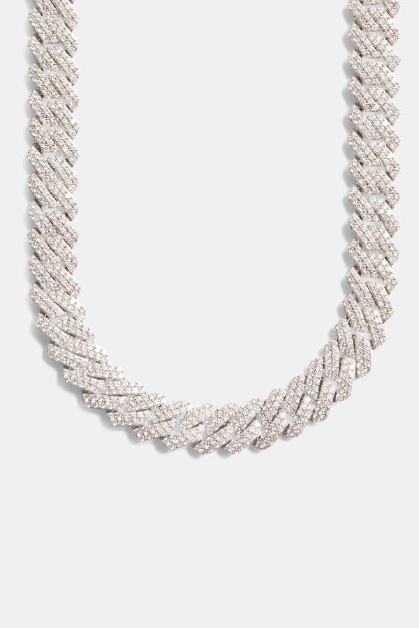19mm Iced Prong Link Chain