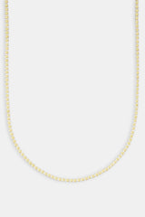 Micro Tennis Chain Lemon - White 2.5mm