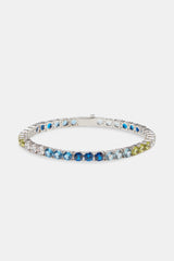 Blue & Green Ombre Tennis Bracelet - 5mm