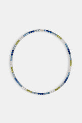 Blue & Green Ombre Tennis Chain - 5mm