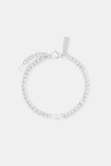 Cuban Tear Drop Bracelet - 4mm