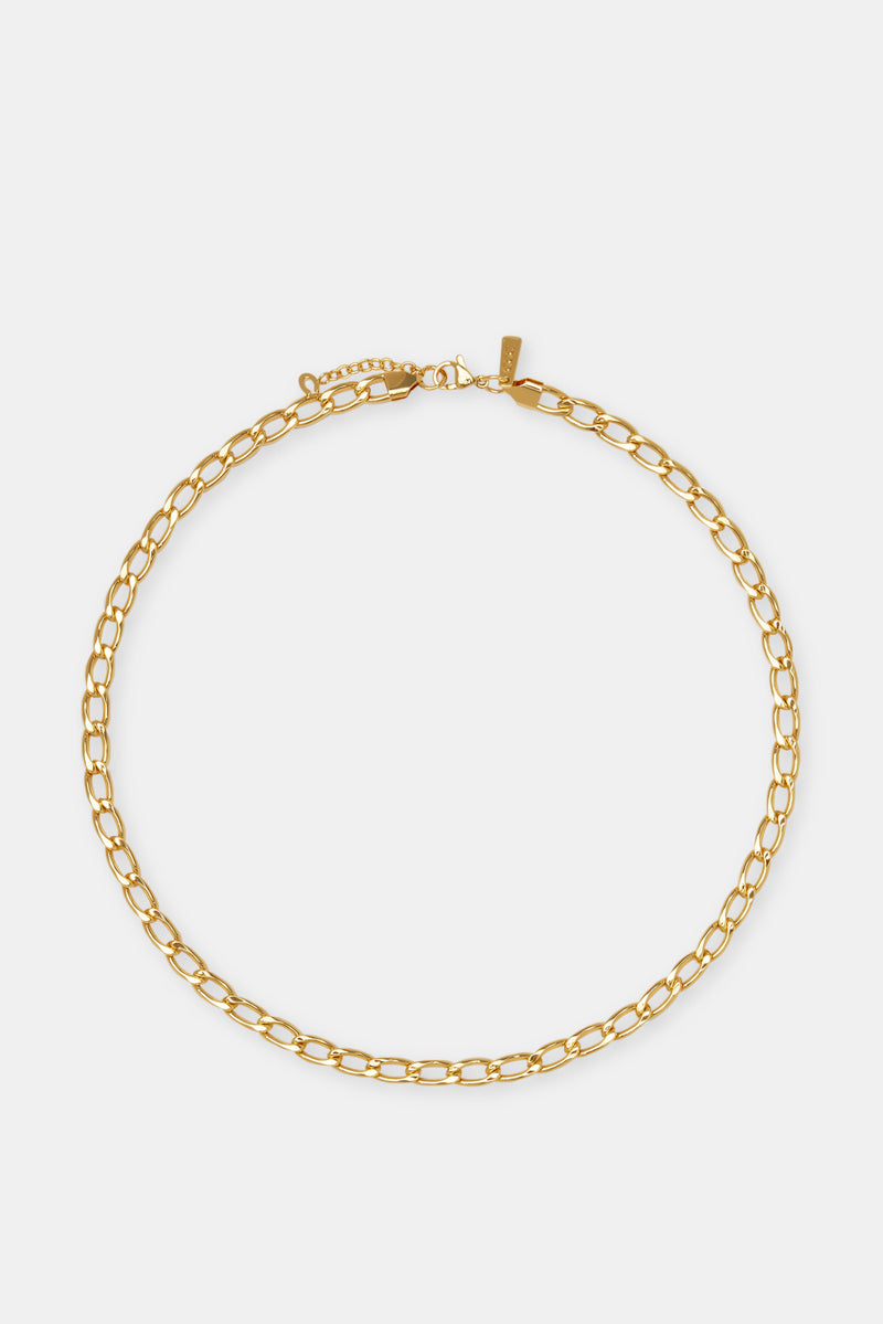 Curb Chain - 6mm - Gold