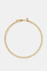 Womens Curb Chain - 6mm - Gold