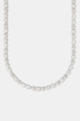 Iced Mixed Shape Cluster Chain - 8mm