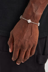 Iced Cross Motif Bracelet - 10mm