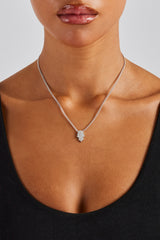 Iced Hamsa Hand Necklace