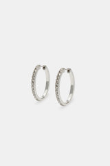 Iced Hoop Earrings