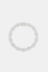 Iced Star Infinity Link Bracelet - 8mm