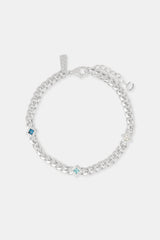 Miami Cuban Iced Gemstone Bracelet - 5mm