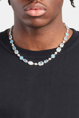 Blue Multi Gemstone Chain