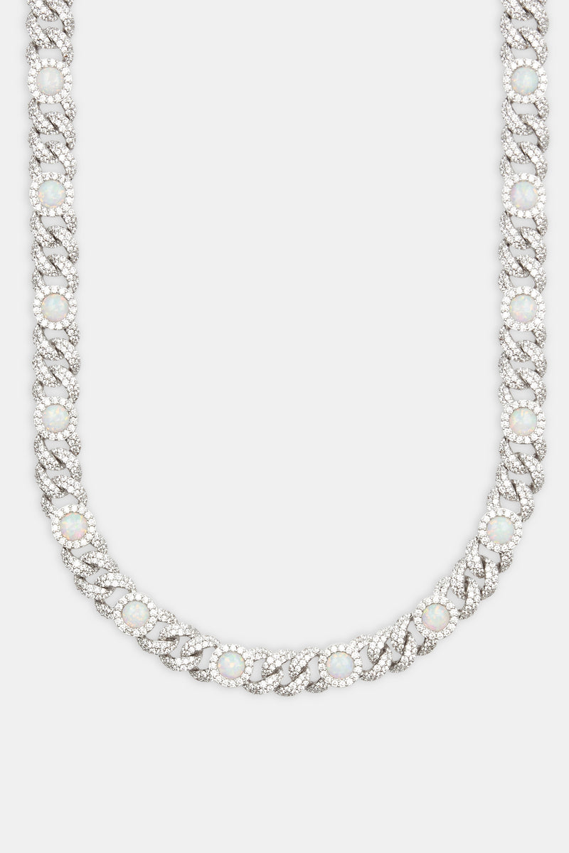 Opal Iced Cuban Chain