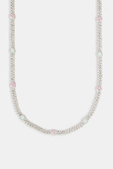 Iced Cuban Opal Heart Chain - 6mm