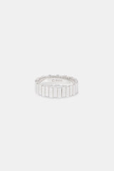 Polished Panelled Ring - 6mm