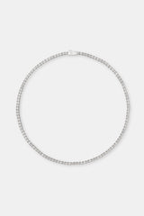 Square Stone Tennis Chain - 3mm