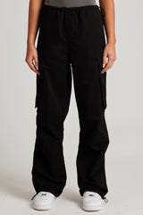 Cernucci Cargo Parachute Trouser - Black