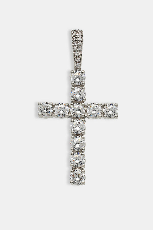 Iced Cross Pendant