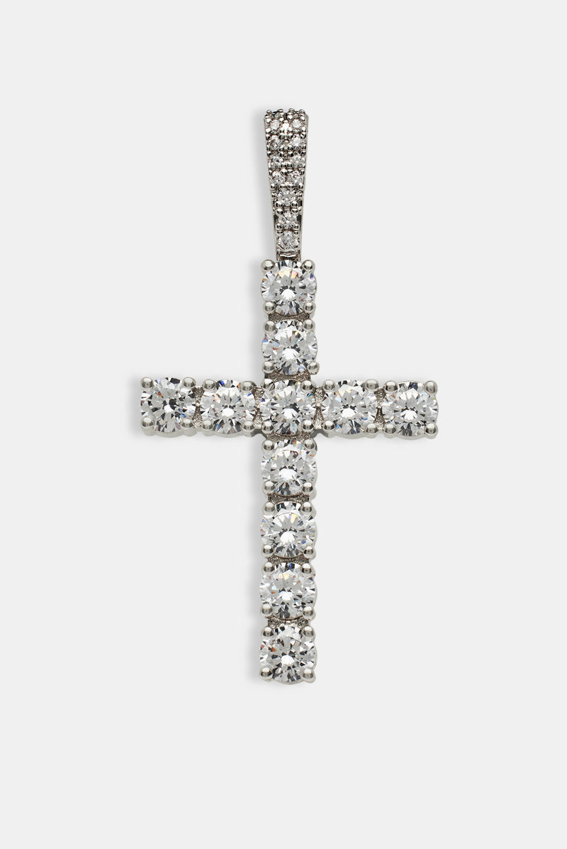 Iced Cross Pendant