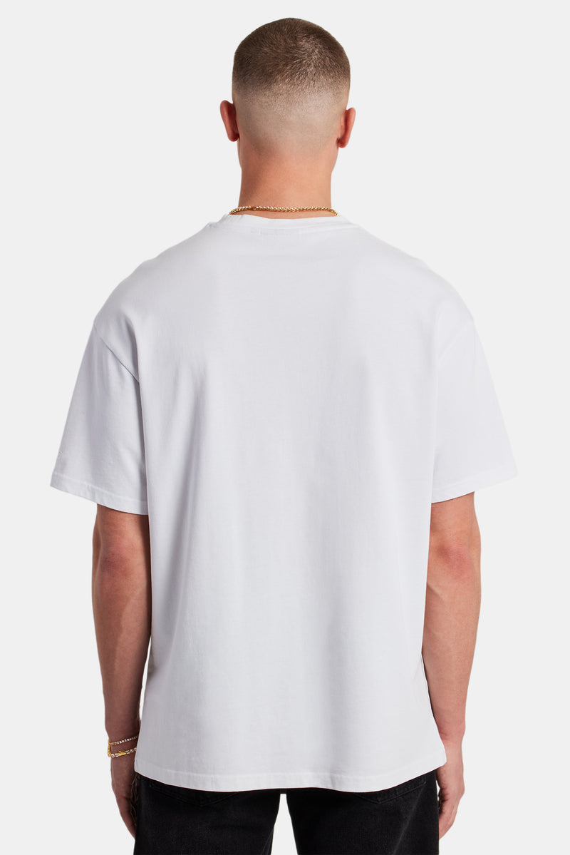 Cernucci Knuckles Oversized T-Shirt - White