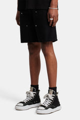 Carpenter Denim Short - Black