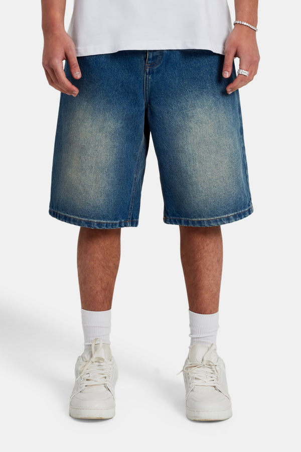 Denim Bermuda Jorts - Antique Wash