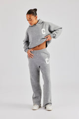 C Knitted Tracksuit - Grey