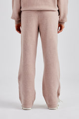 Wide Leg Knitted Jogger - Pink